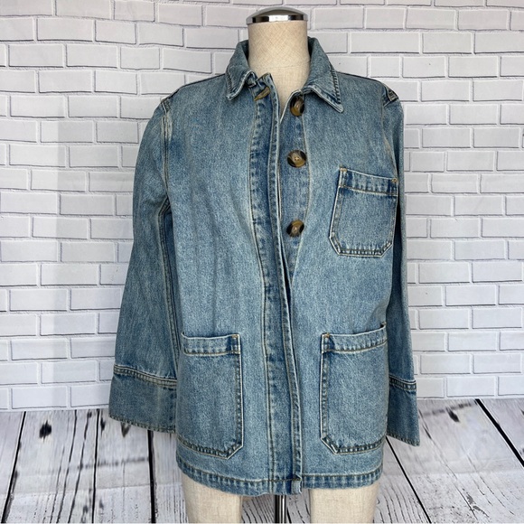 Whimsy + Row Blue Jean Jacket - Picture 7 of 11